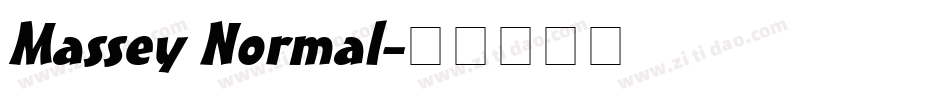 Massey Normal字体转换